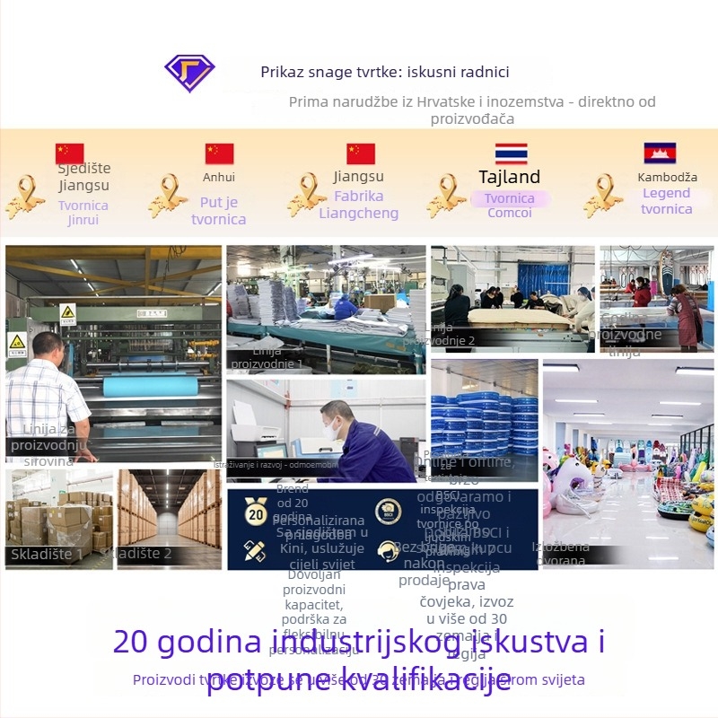 Samonafukavajući kauč-krevet za vanjsku upotrebu, prijenosni sklopivi zračni madrac s plišastom površinom, marka Bbl, težina 4,5 kg, nosivost 200 kg.
