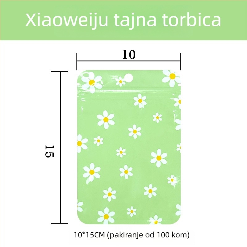 Samozatvarajuća vrećica za iznenađenja s aluminiziranim PET-om, ZIP tip pakiranja, prilagodljiva za mini iznenađenja, duljina zatvaranja 10–30 cm