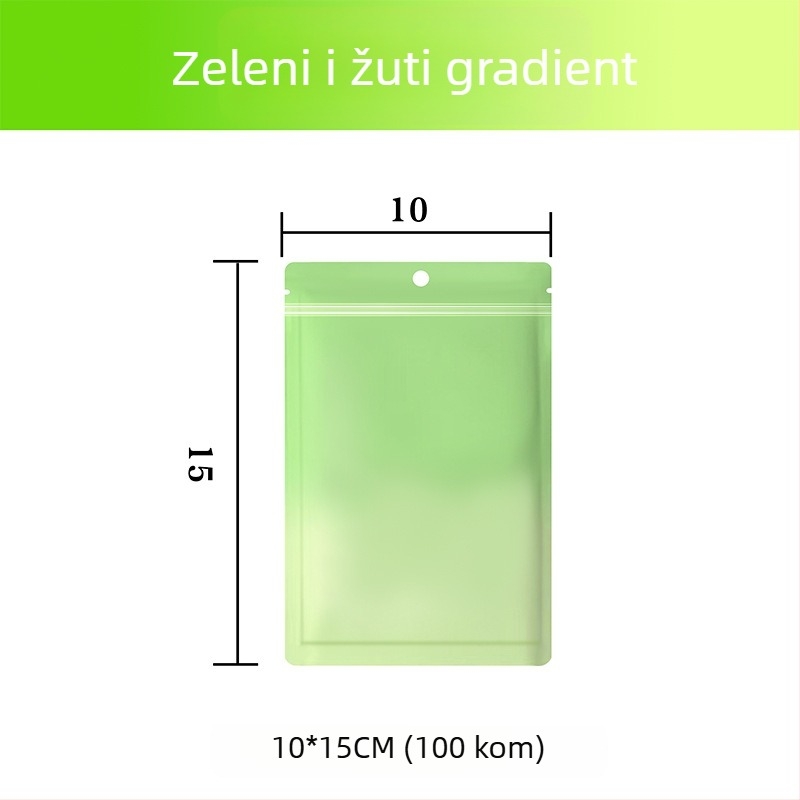 Samozatvarajuća vrećica za iznenađenja s aluminiziranim PET-om, ZIP tip pakiranja, prilagodljiva za mini iznenađenja, duljina zatvaranja 10–30 cm