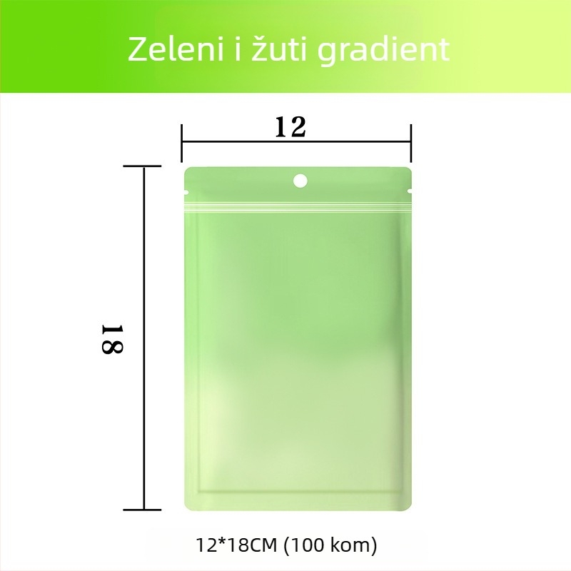 Samozatvarajuća vrećica za iznenađenja s aluminiziranim PET-om, ZIP tip pakiranja, prilagodljiva za mini iznenađenja, duljina zatvaranja 10–30 cm