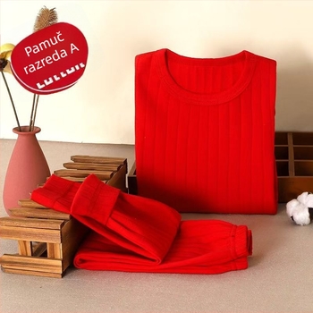 Dječji pamuk pijama set s okruglim izrezom, unisex, za djecu 8+ godina, 96% pamuk, pogodno za zimu, proljeće i jesen