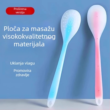 Silikonska meridijanska ploča za tapping i masažni štapić s okruglom glavom za masiranje ramena, vrata, leđa i nogu — ručno, 1. stupanj