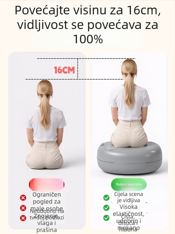 Naduvljiva sjedalica za vanjsku upotrebu sa jačim potporom za stopala - napuhavanje pritiskom, za 1 osobu, neto težina 500 g