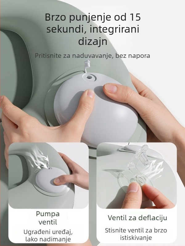 Naduvljiva sjedalica za vanjsku upotrebu sa jačim potporom za stopala - napuhavanje pritiskom, za 1 osobu, neto težina 500 g