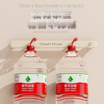 Zidni držač za ručnike i papuče – plastika, montaža bez bušenja, marka Xingyang, pakiranje 160/120