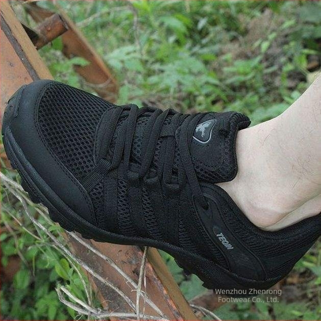 Muške mrežaste tenisice za trening – prozračne, protuklizne, vezanje, EVA ulošak, gumasta potplata, proljeće