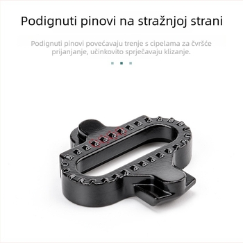 ROCES metalni SPD klips za pedale s automatskim zaključavanjem, za MTB cipele, unisex