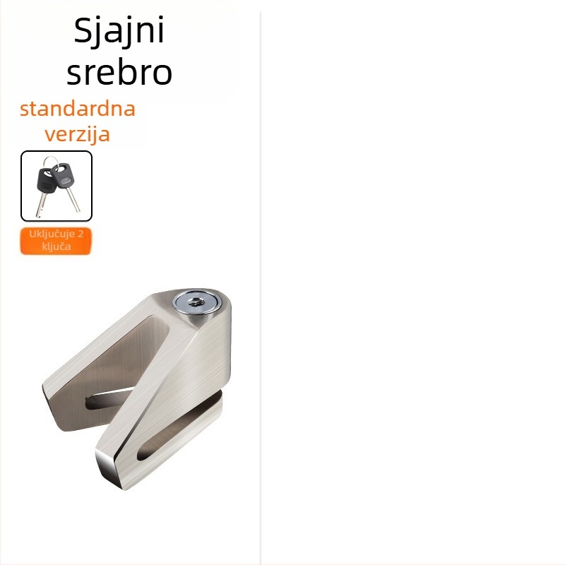 Chronicles disk-ključ za kočnice za motocikle, električna vozila i planinska bicikla, vodootporna anti-kradna blokada diska – dodatak (model: Other; široka primjena; obrada i prilagodba: Da; stil: Other)