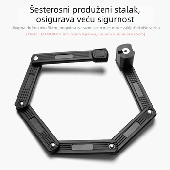 ROCKBROS Sklopiva zaštitna brava za bicikl, motocikl i električni bicikl — materijal ABS plastika + cinkova legura