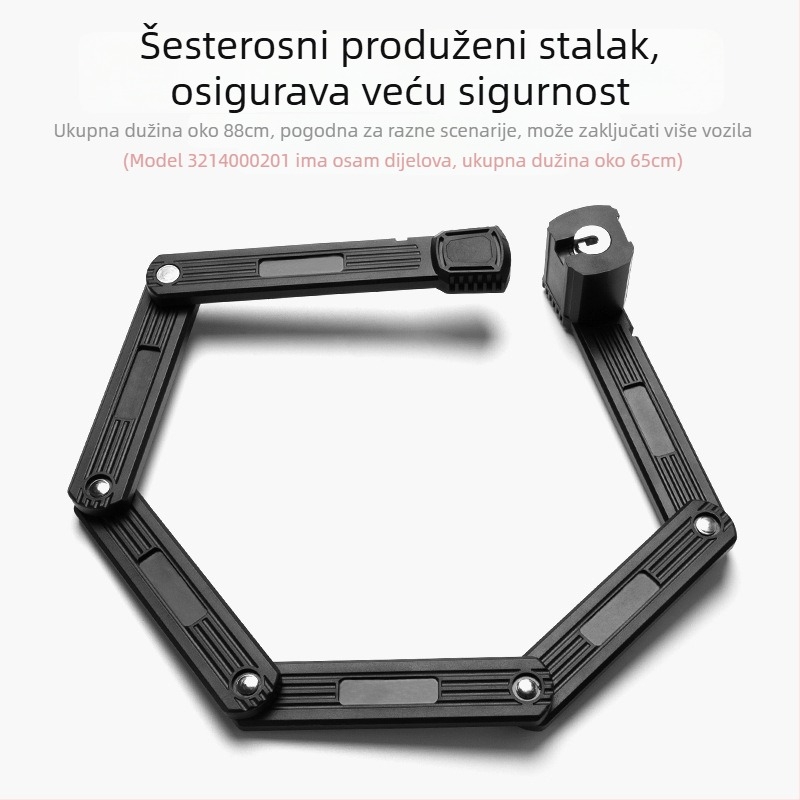 ROCKBROS Sklopiva zaštitna brava za bicikl, motocikl i električni bicikl — materijal ABS plastika + cinkova legura