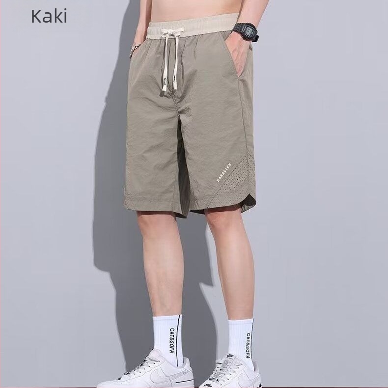 Muške Ice Silk šorceve za ljeto – lagane, prozračne, s više džepova, straight kroj, poliester