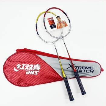 Badminton reketa DHS s okvirom od aluminijskog legura, težina 95–100 g, drška G5, najlonske žice