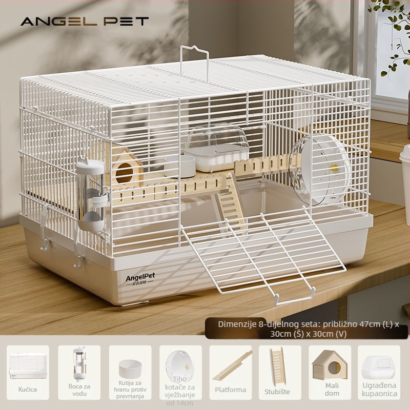 Kavez za hrčke, Netoksičan pri žvakanju, Materijal: Drugo