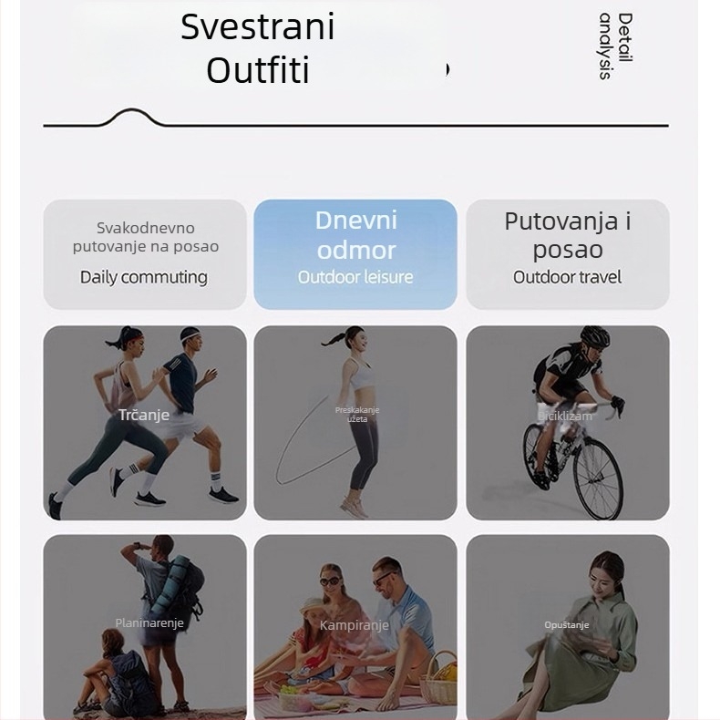 Unisex ljetna lagana jakna UPF50+ UV zaštita