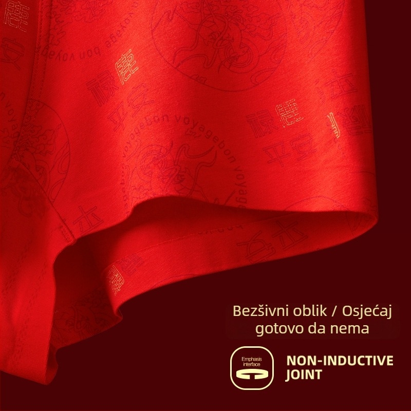 Tri primjerka Modal muških bokserica s floralnim uzorkom, srednji porast struka, pamučna podstava u području prepona (90–95% pamuka), pleteni materijal