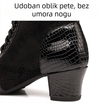 Cipele za latino ples, žene, gumeni potplat, gornji materijal: drugi, protuklizne i otporne na habanje