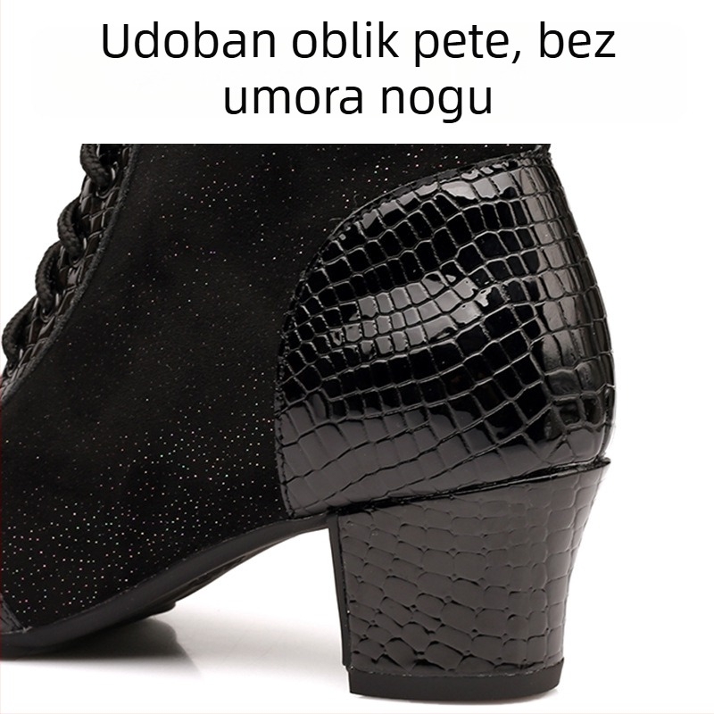 Cipele za latino ples, žene, gumeni potplat, gornji materijal: drugi, protuklizne i otporne na habanje