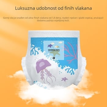 Dječje plivaju pelene s vezivanjem (lace-up) - 80 kom. u pakiranju, rok trajanja 3 godine, za dobnu skupinu 0-3 godine