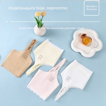 Dječji najlonski camisole gornji dio, prozračan, bez šavova