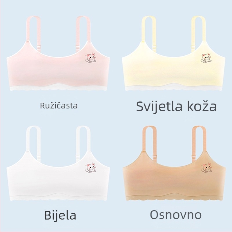 Dječji najlonski camisole gornji dio, prozračan, bez šavova