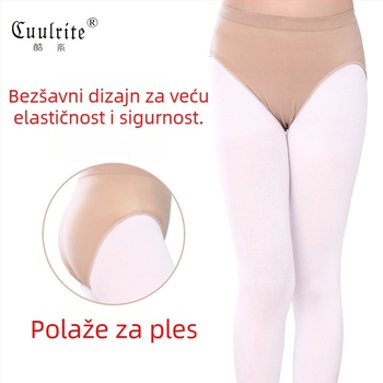 Cuulrite dječje dance donje rublje za djevojčice, 95% pamuk, sigurnosna razina B, uzrast 3–8 godina