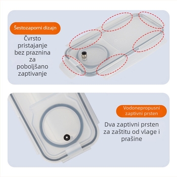 Kutija za sušenje potrošnog materijala za 3D ispis — prašno- i vlagom otporna zatvorena pohrana, plastična konstrukcija, brend 3ds way