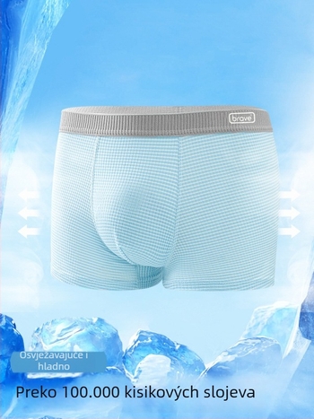 Mladi boxerske gaćice od ice silk, bezšivne krojenje, srednji struk, sigurnost klase A, unisex za djecu
