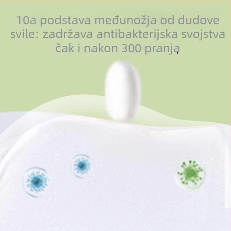Dječje boxerske gaćice srednje visine (Antibakterijski 10A; sastav: 48% pamuk, 47% modal, 5% elastan; pogodno za djecu 3–12 godina)