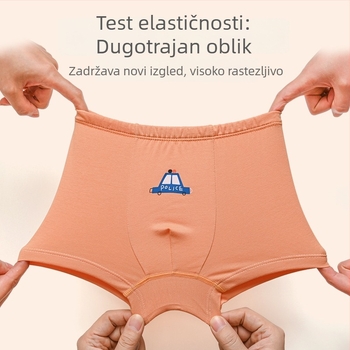 Dječje pamukaste bokserice za dječake, crtani auto print, 95% pamuk, uzrast 3–8 godina, sigurnosna razina A
