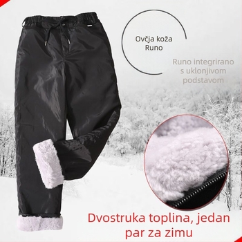 Nohavice od umjetne kože, uski kroj, zgušana konstrukcija, jednobojni uzorak, proljeće 2025