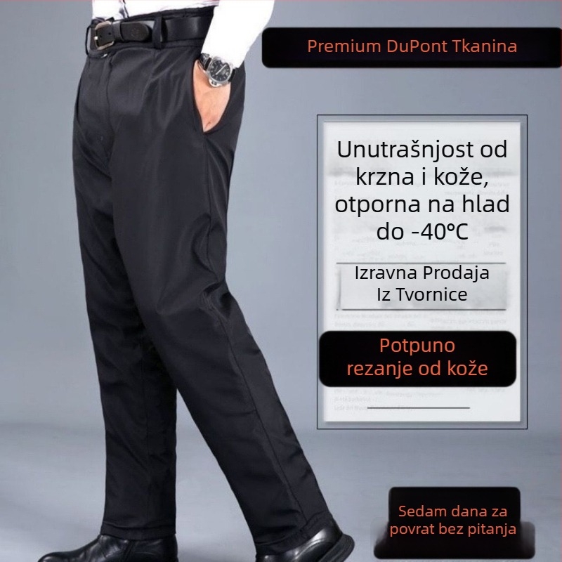 Hlače od umjetne kože, uski kroj, jednobojni uzorak, obična debljina, proljeće 2025