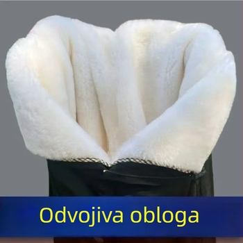 Hlače od umjetne kože, visok pojas, tijesan kroj, vintage stil, proljeće 2025
