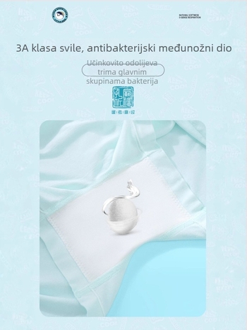 3-komadne dječje bezšivne bokserice, odvode znoj i brzo se suše, modalna tkanina 79%