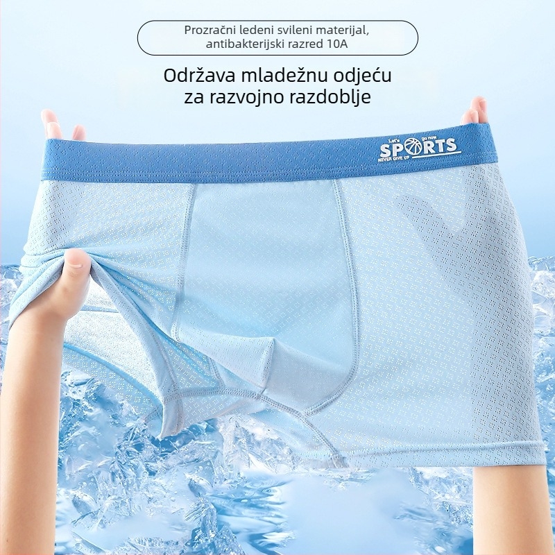 Boxersice za tinejdžere od Milk Silk, prozračne, bezšivne, 91% polyester, 9% spandeks