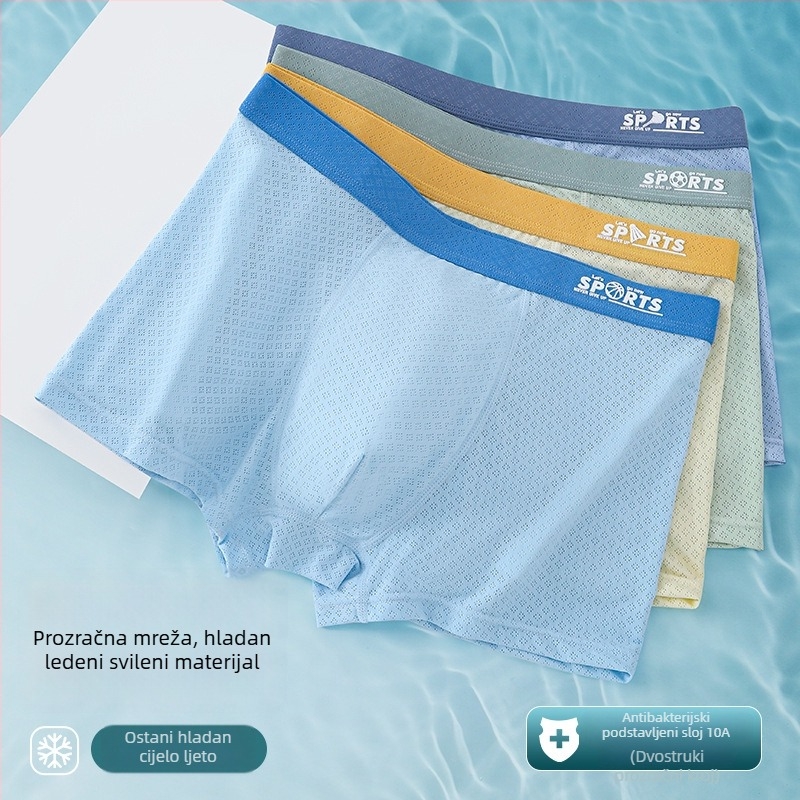 Boxersice za tinejdžere od Milk Silk, prozračne, bezšivne, 91% polyester, 9% spandeks