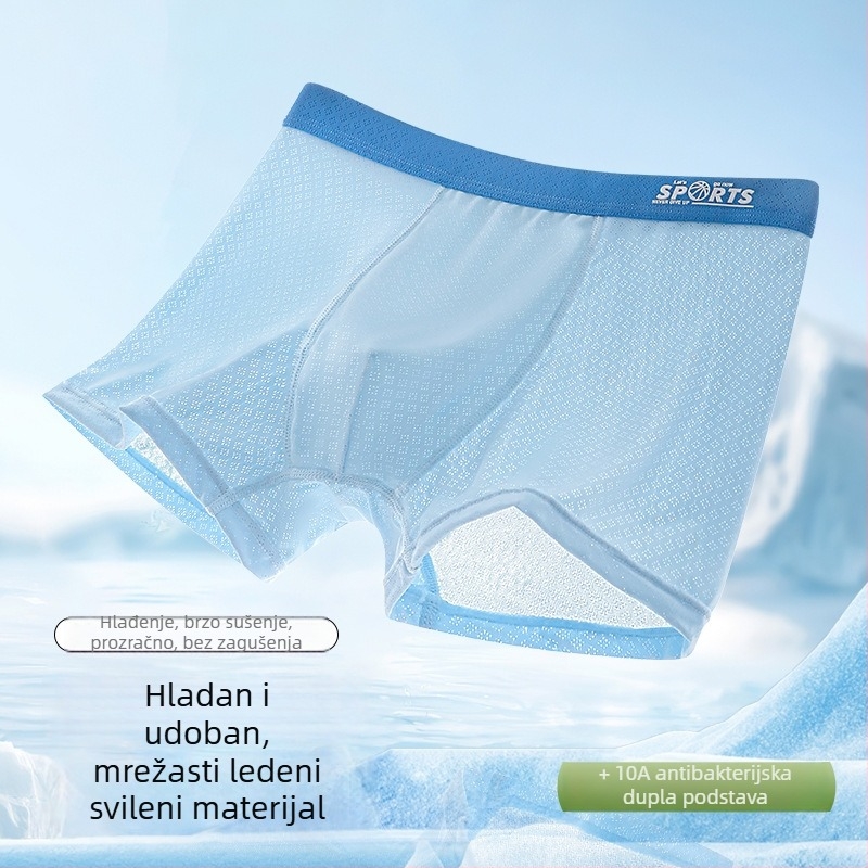 Boxersice za tinejdžere od Milk Silk, prozračne, bezšivne, 91% polyester, 9% spandeks