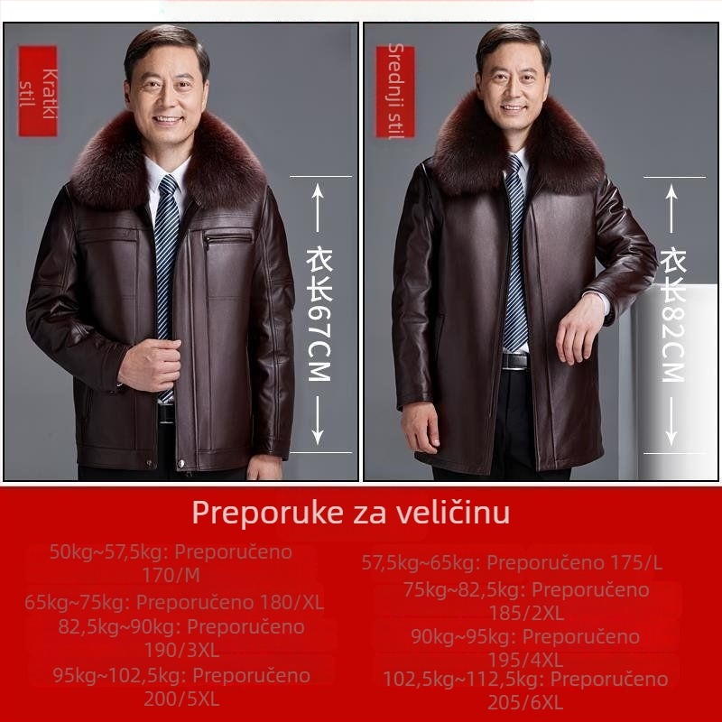PU kožna jakna, fleec podstava, rever ovratnik, dvostruko kopčanje, slobodan kroj