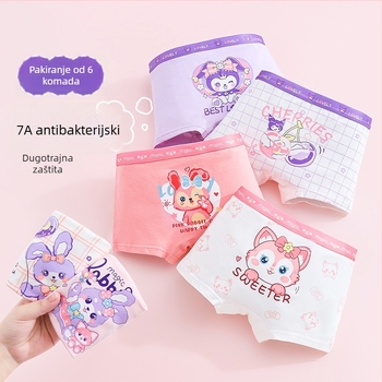 Dječje pamučne bokserice za djevojčice, marka Full marks, 91–95% pamuk, za dob 3–8 godina