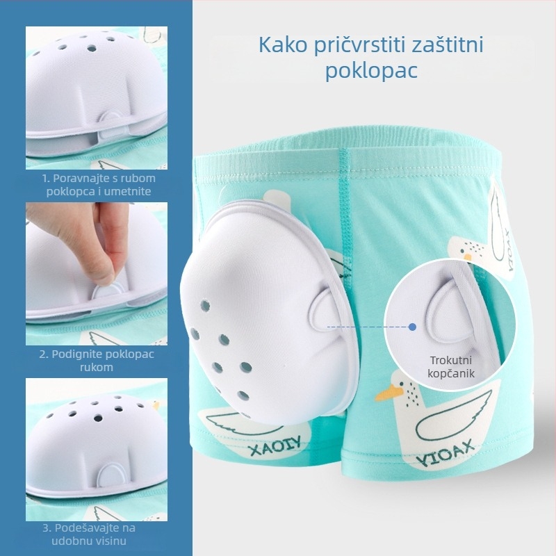 Dječje donje rublje za postoperativno ozdravljenje nakon obrezivanja, pamuk, sigurnosna razina A, za dječake 3–8 godina