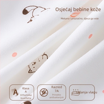 Dječje pamučne bokserice za djevojčice, srednji pojas, 95% pamuk + 5% elastan, 100% pamuk u preponoj zoni, za djecu 3–8 godina