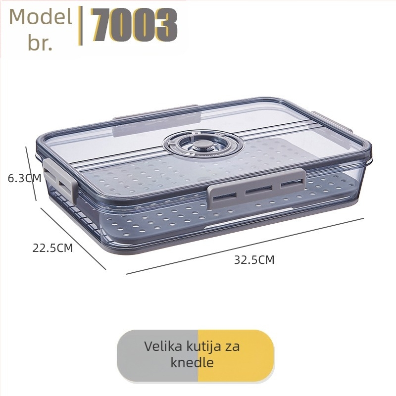 Kutija za voće i povrće u hladnjaku, PET materijal, skladištenje