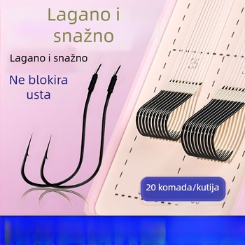 Finger King sleeve hook ribarska udica set, 500 komada, model nsh05454, broj udice 1234567