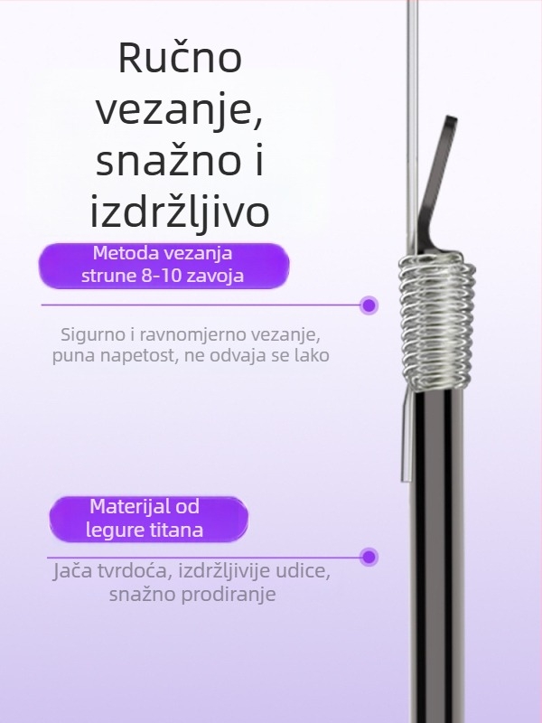 Dvostruka Wolf Tooth Sleeve Line udica — ultra tanka, visoke čvrstoće, za karasa, ribolov na jezeru