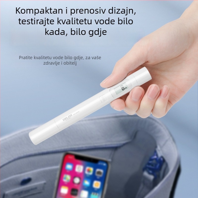 Delixi DLX-GM762 Prijenosni analizator kvalitete vode - raspon 0-9999 PPM, točnost ±2% F.S., napajanje 1.5V, razlučivost 1