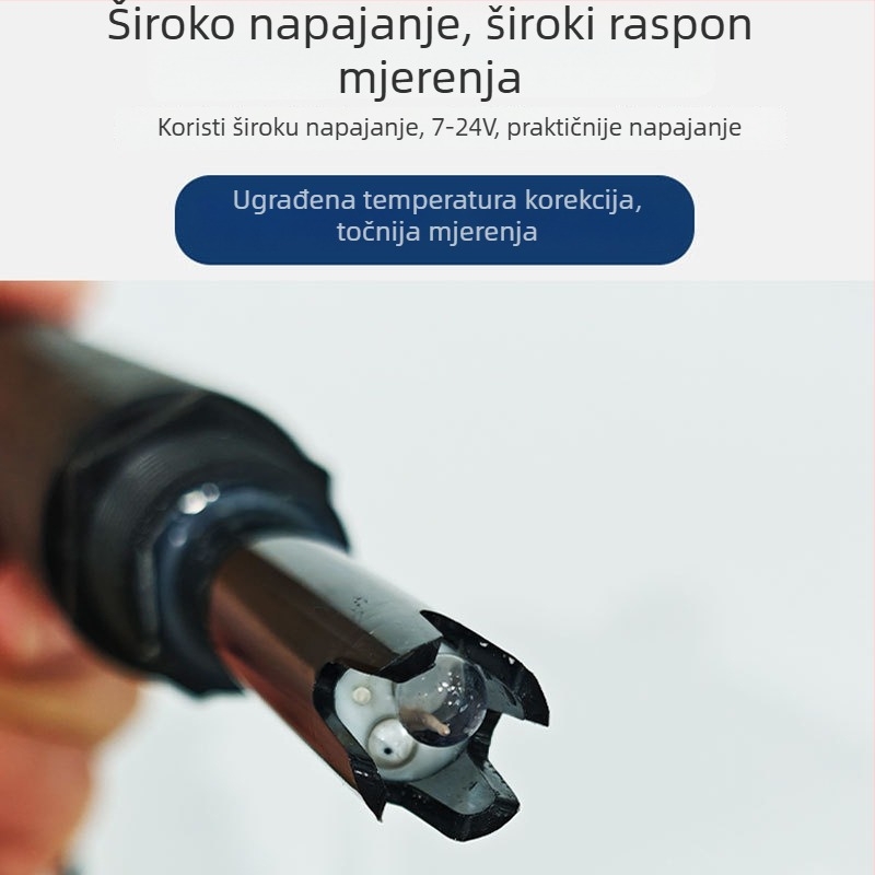 Digitalni pH senzor za industrijsku otpadnu vodu i akvakulturu – online analizator kvalitete vode, raspon 0-14 pH, točnost 0.02 pH, napajanje DC12V