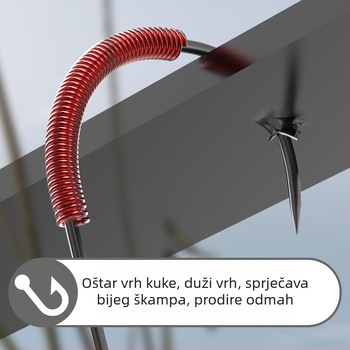 Kuka za ribolov škampi – bez bodlja, shrimp-specific, za restorane (Brand: Sichuan Products Company)
