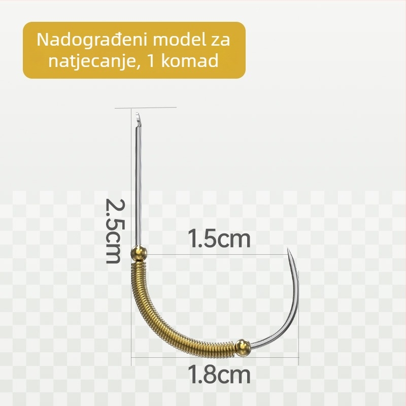 Kuka za ribolov škampi – bez bodlja, shrimp-specific, za restorane (Brand: Sichuan Products Company)
