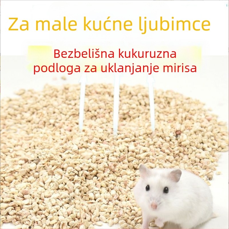 Kukuruzna podloga za hrčke - kukuruzna osnova, podrijetlo Shandong, Marke DogStory, Licencirana privatna etiketa, Oprema za kućne ljubimce
