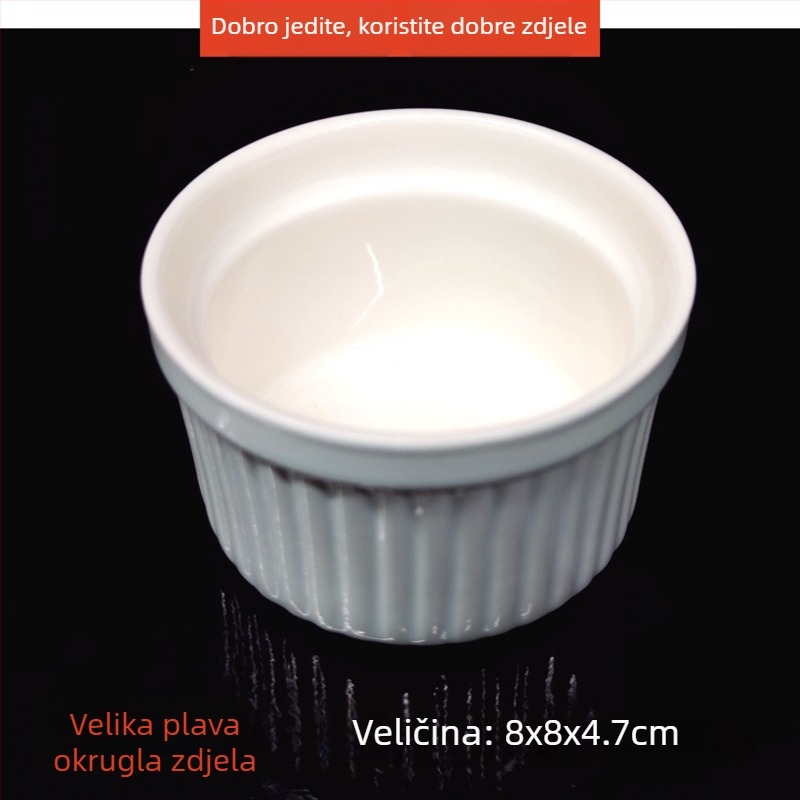Keramička posuda za hranu malih sisavaca s zaštitom od prevrtanja i prskanja