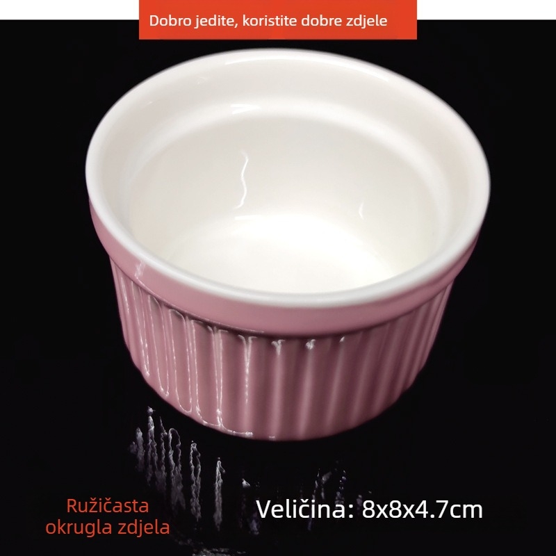Keramička posuda za hranu malih sisavaca s zaštitom od prevrtanja i prskanja